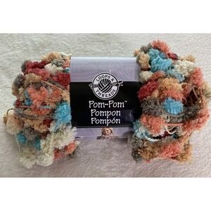 OUTDOORS Loops and Threads Pom Pom Knitting Yarn Princess #3 - 1 Skein